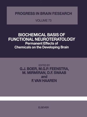 cover image of Biochemical Basis of Functional Neuroteratology